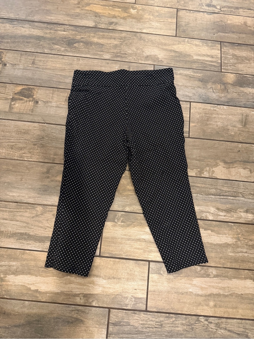 just be Black Capri Pants with White Polka Dots - Picture 7 of 7